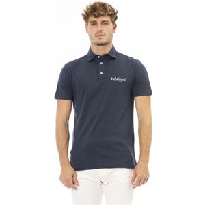 Baldinini, Heren, Tops, Blauw, Maat: 2XL Denim,