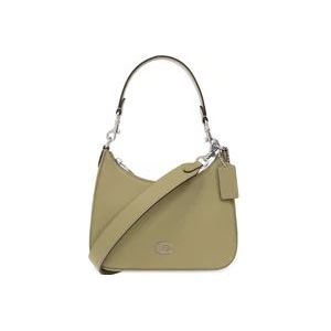 Coach Schoudertas met logo , Green , Dames , Maat: ONE Size