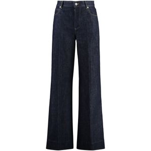 Bottega Veneta, Dames, Jeans, Blauw, Maat: 2XS Katoen,