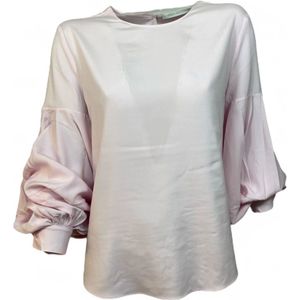 Herzen's Angelegenheit, Dames, Blouses & Shirts, Roze, Maat: XS Zijde,