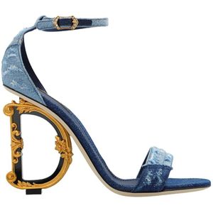 Dolce & Gabbana - Sandalen - Blauw - Denim
