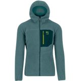 Karpos - Groene Sweater met Capuchon en Zakken - Heren - Polyester