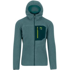 Karpos - Groene Sweater met Capuchon en Zakken - Heren - Polyester