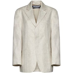 Jacquemus Beige Herenjas , Beige , Dames , Maat: 2XS