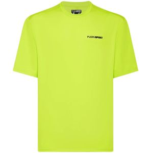 Plein Sport, Heren, Tops, Geel, Maat: XS Poliester,