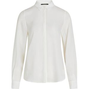 Bruuns Bazaar, Dames, Blouses & Shirts, Wit, Maat: XS Zijde,