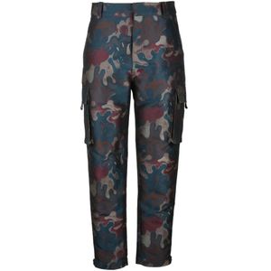 Dior, Heren, Broeken, Blauw, Maat: M Polyamide,