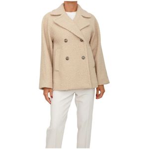 Marella, Dames, Mantels, Beige, Maat: S Jersey,