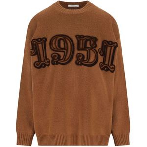 Max Mara, Dames, Truien, Bruin, Maat: XS Wol,
