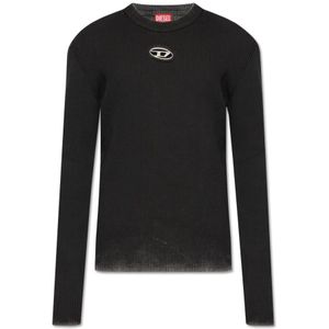 Diesel - K-Darin-A - Sweater - Zwart - 100% Katoen