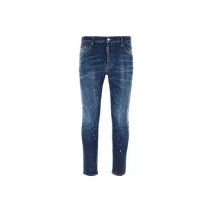 Dsquared2 Slim-fit Jeans , Blue , Heren , Maat: 2XL