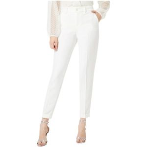 Liu Jo, Dames, Broeken, Wit, Maat: 2XS Poliester,