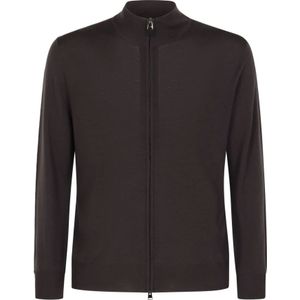 Canali, Heren, Truien, Bruin, Maat: 4XL