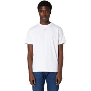 Off White, Heren, Tops, Wit, Maat: L Katoen,