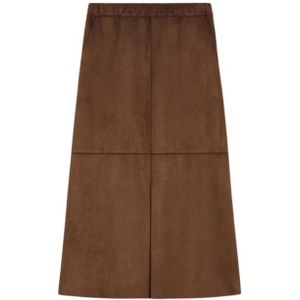 Pennyblack, Dames, Rokken, Bruin, Maat: XS Suède,