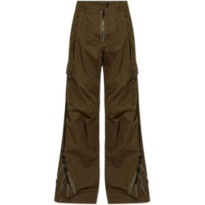 Dolce & Gabbana, Heren, Broeken, Groen, Maat: S Katoen,