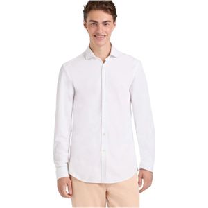 Harmont & Blaine, Heren, Overhemden, Wit, Maat: L Jersey,