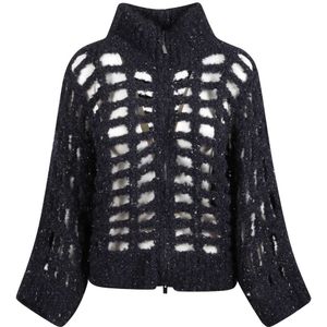 Peserico, Dames, Truien, Blauw, Maat: S