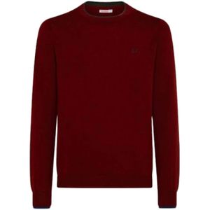 Sun68, Heren, Sweatshirts & Hoodies, Rood, Maat: S