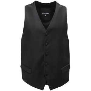 Patrizia Pepe, Heren, Pakken, Zwart, Maat: L Wol,