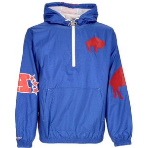 Mitchell & Ness, Heren, Jassen, Veelkleurig, Maat: L Nylon,