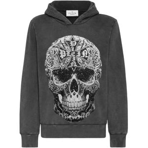 Urban Backwoods Headphones Sunglasses Skull Men's Sweatshirt Pullover