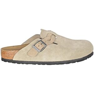 Birkenstock, Dames, Schoenen, Beige, Maat: 38 EU Suède,