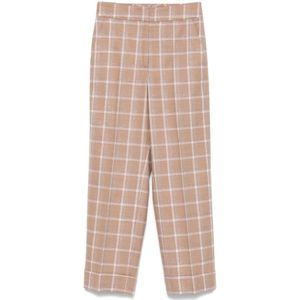 Peserico, Dames, Broeken, Bruin, Maat: S