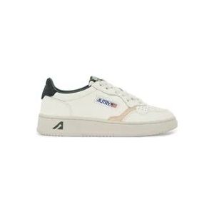 Autry Sneakers van geperst leer met suède detail , White , Heren , Maat: 40 EU