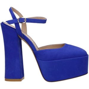 Stuart Weitzman, Dames, Schoenen, Blauw, Maat: 40 EU Suède,