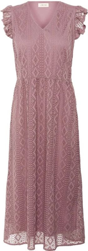 Cream Jurk 'Danika'  oudroze