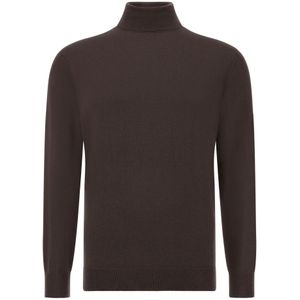 Boggi Milano - Trui - Donkerbruin - Col - Knitwear
