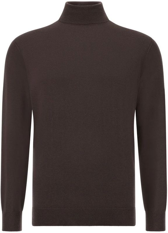 Boggi Milano - Trui - Donkerbruin - Col - Knitwear