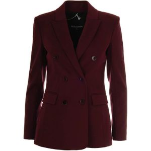 Patrizia Pepe, Dames, Jassen, Rood, Maat: M Viscose,