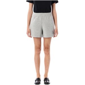 Anine Bing, Dames, Korte broeken, Grijs, Maat: L Nylon,