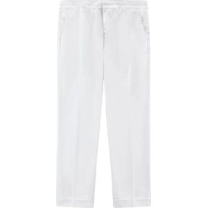 Fay, Heren, Broeken, Wit, Maat: W32 Gabardine,