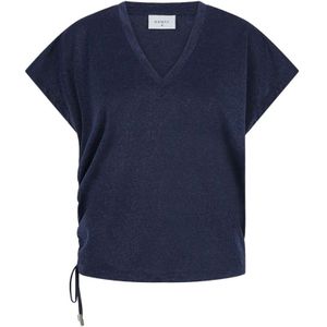 Dante 6, Dames, Tops, Blauw, Maat: S Leer,