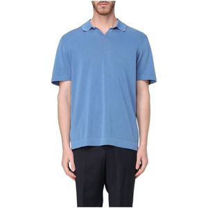 Drumohr, Heren, Tops, Blauw, Maat: L Katoen,