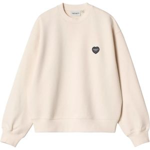 Carhartt Wip, Dames, Sweatshirts & Hoodies, Beige, Maat: M
