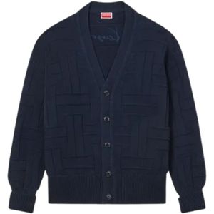 Kenzo, Heren, Truien, Blauw, Maat: M
