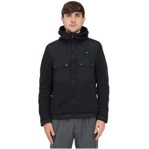 Blauer, Heren, Jassen, Zwart, Maat: 2XL Poliester,