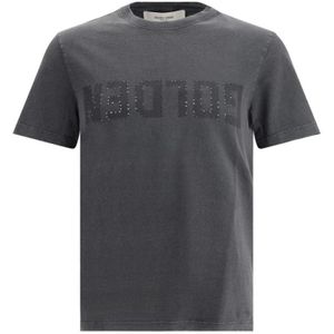 Golden Goose, Heren, Tops, Grijs, Maat: M Katoen,