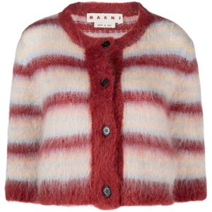 Marni, Dames, Truien, Rood, Maat: XS Wol,