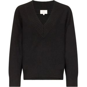 Loulou De Saison, Dames, Truien, Zwart, Maat: L Kasjmier,
