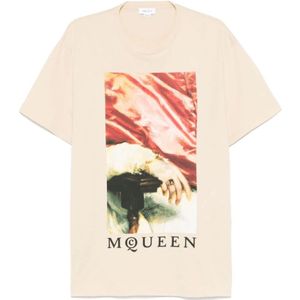 Alexander McQueen, Heren, Tops, Veelkleurig, Maat: L Katoen,