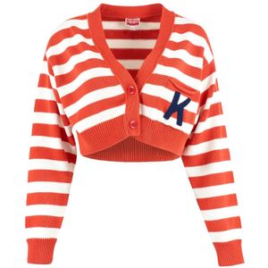 Kenzo, Dames, Truien, Veelkleurig, Maat: L Katoen,