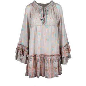 Anjuna, Dames, Jurken, Veelkleurig, Maat: S Katoen,