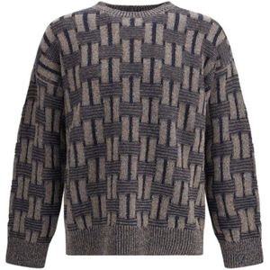 Giorgio Armani, Heren, Truien, Veelkleurig, Maat: S Wol,