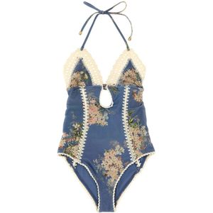 Zimmermann, Dames, Badkleding, Blauw, Maat: S Katoen,