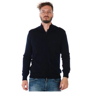 Armani Jeans, Heren, Sweatshirts & Hoodies, Blauw, Maat: XL